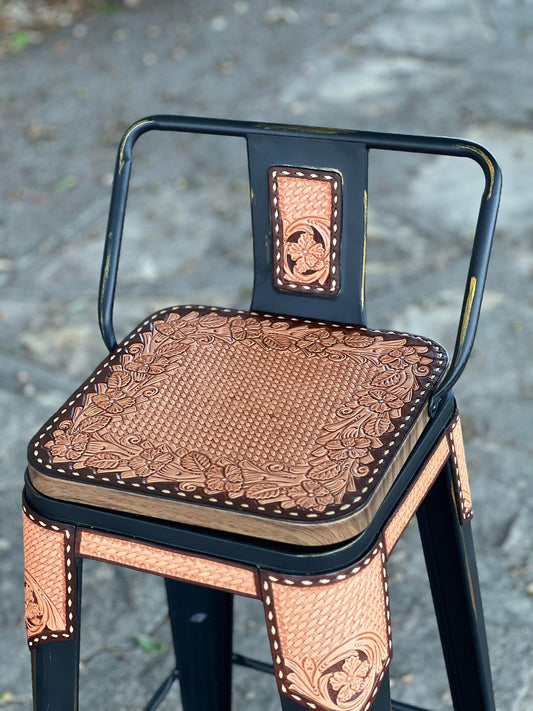 (PRE-ORDER) CINNAMON Barstools w/ Short Back