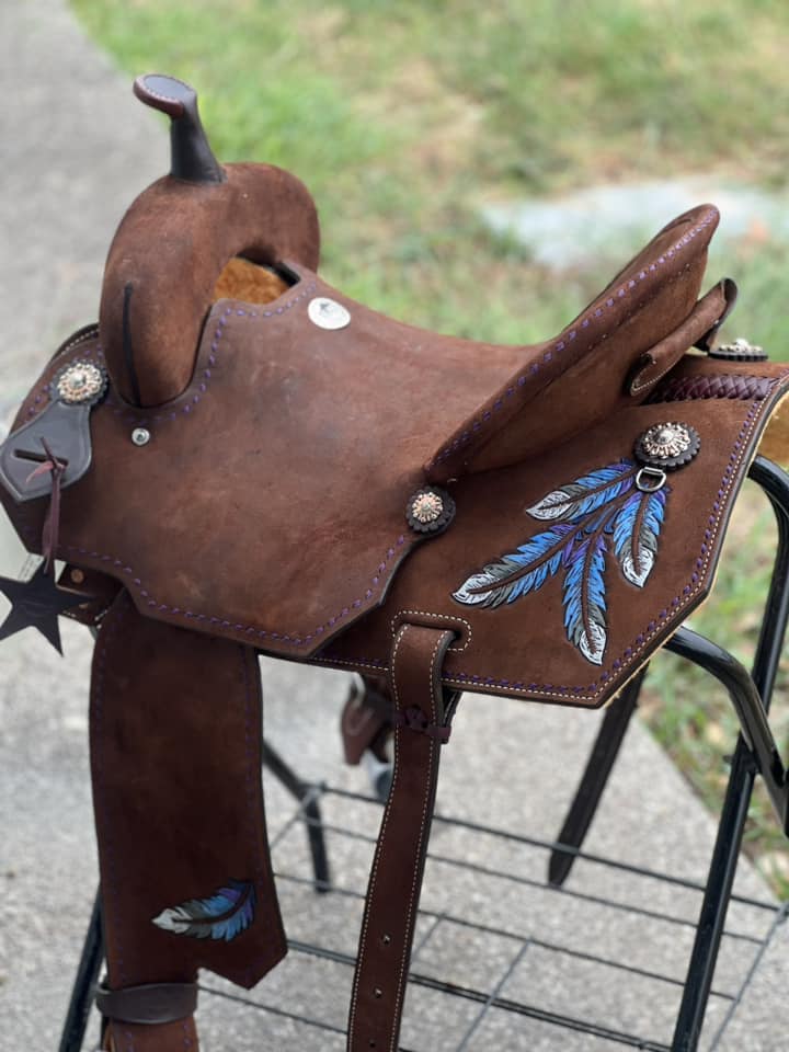 Feather2 Barrel Saddle