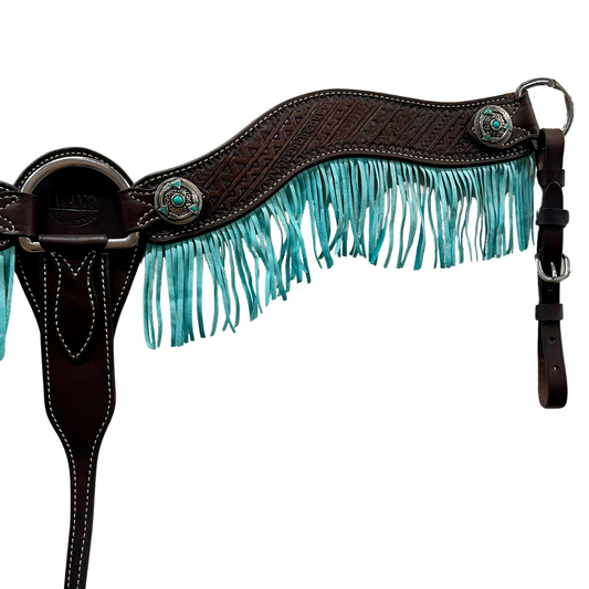 3F17 2-1/2" Geo Aztec Wave Breast Collar