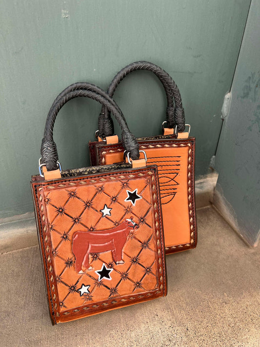 Card Handbag- Cattle #1