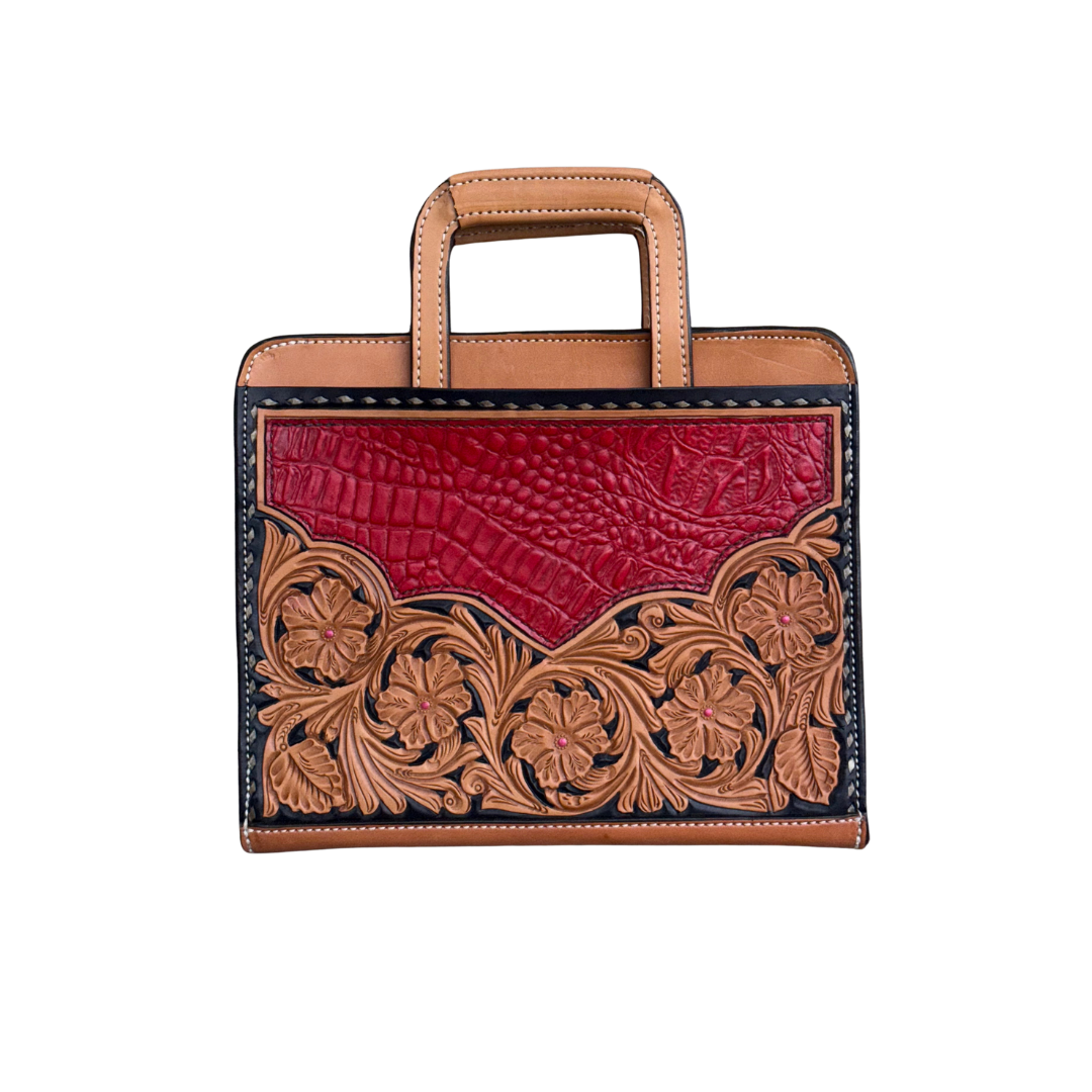 Cowboy Briefcase RED GATOR