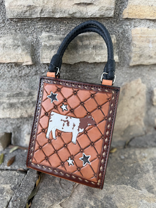 Card Handbag- Cattle #2