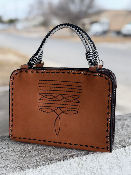 The Red Gator Bronco Handbag