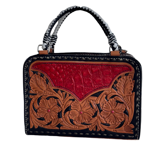 The Red Gator Bronco Handbag