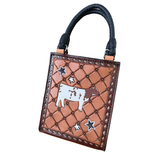 Card Handbag- Cattle #2