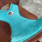 Alamo Air Barrel w/ Turquoise Suede seat