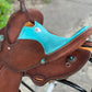 Alamo Air Barrel w/ Turquoise Suede seat