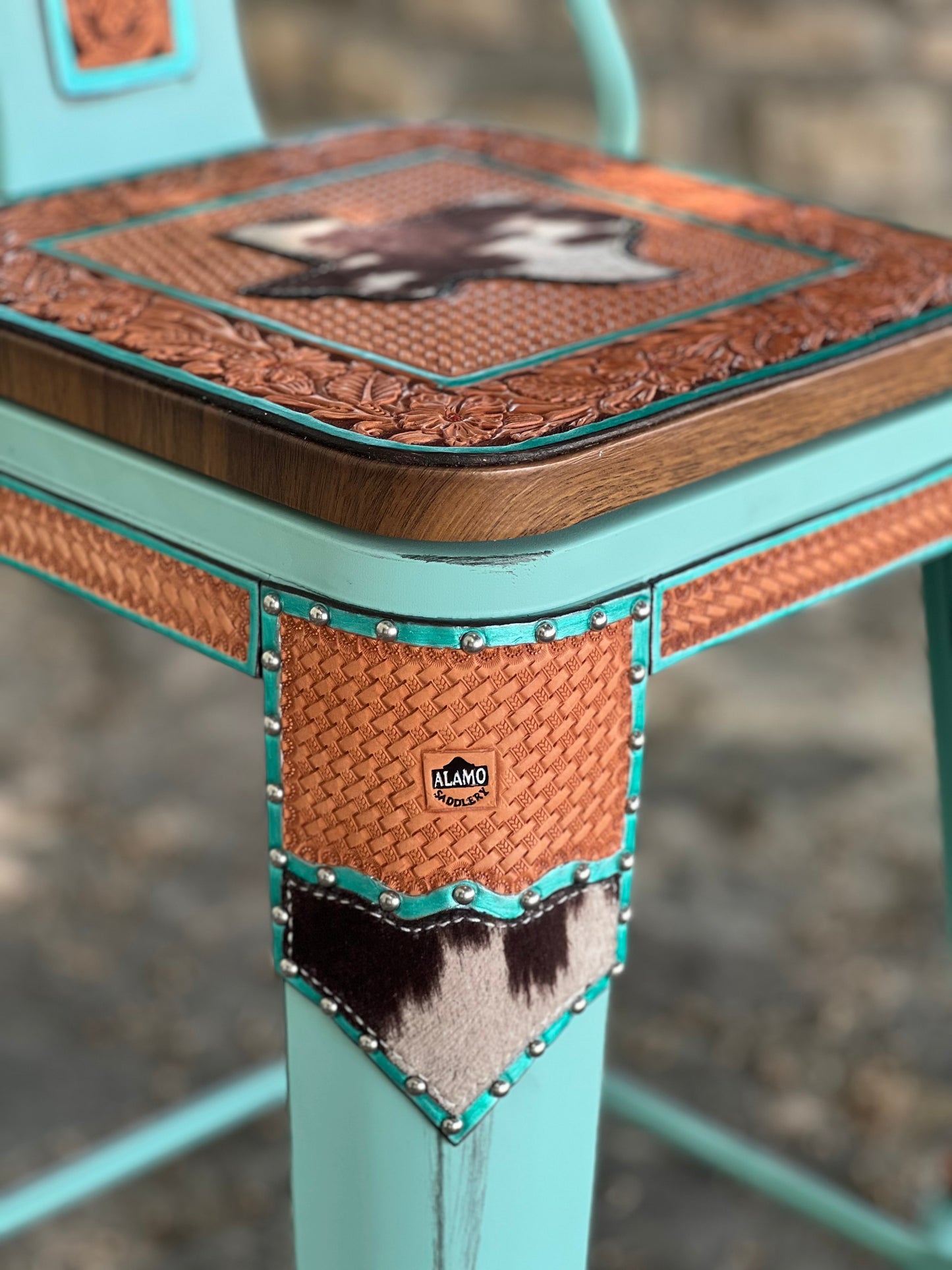 (PER-ORDER!) State Cow Suede Bar Stools