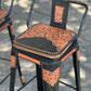 (PRE-ORDER) Black Gator Bar Stools w/ Short Back