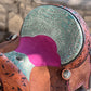 Pink & Turquoise Gator Daisy Barrel