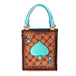 Card Handbag - Turquoise Ace