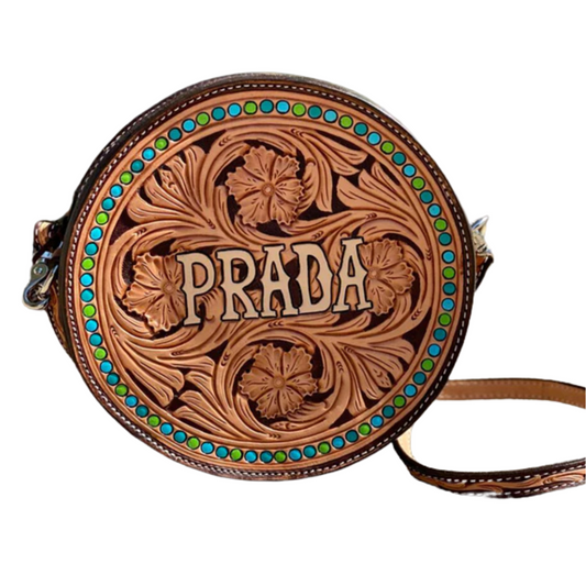 Prada or nada rope can handbag