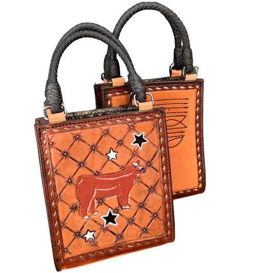 Card Handbag- Cattle #1