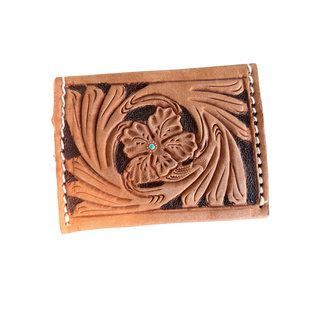 Turquoise Cinnamon Card Holder