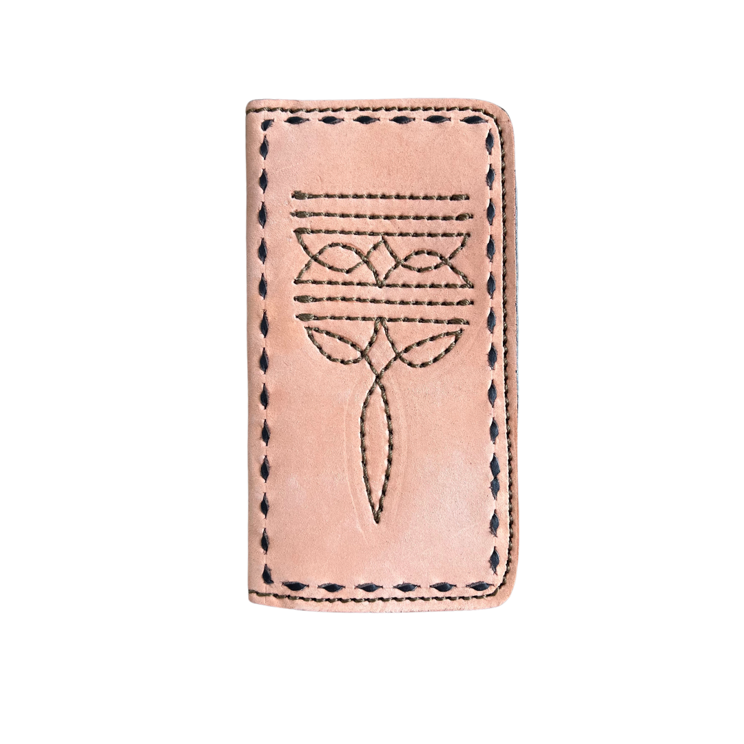 Cowboy Stitch Long Wallet