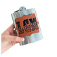 8oz flask with initials (set of 4)