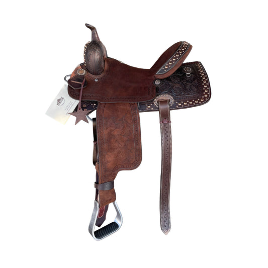 SD-4 Mini Oak Barrel Saddle